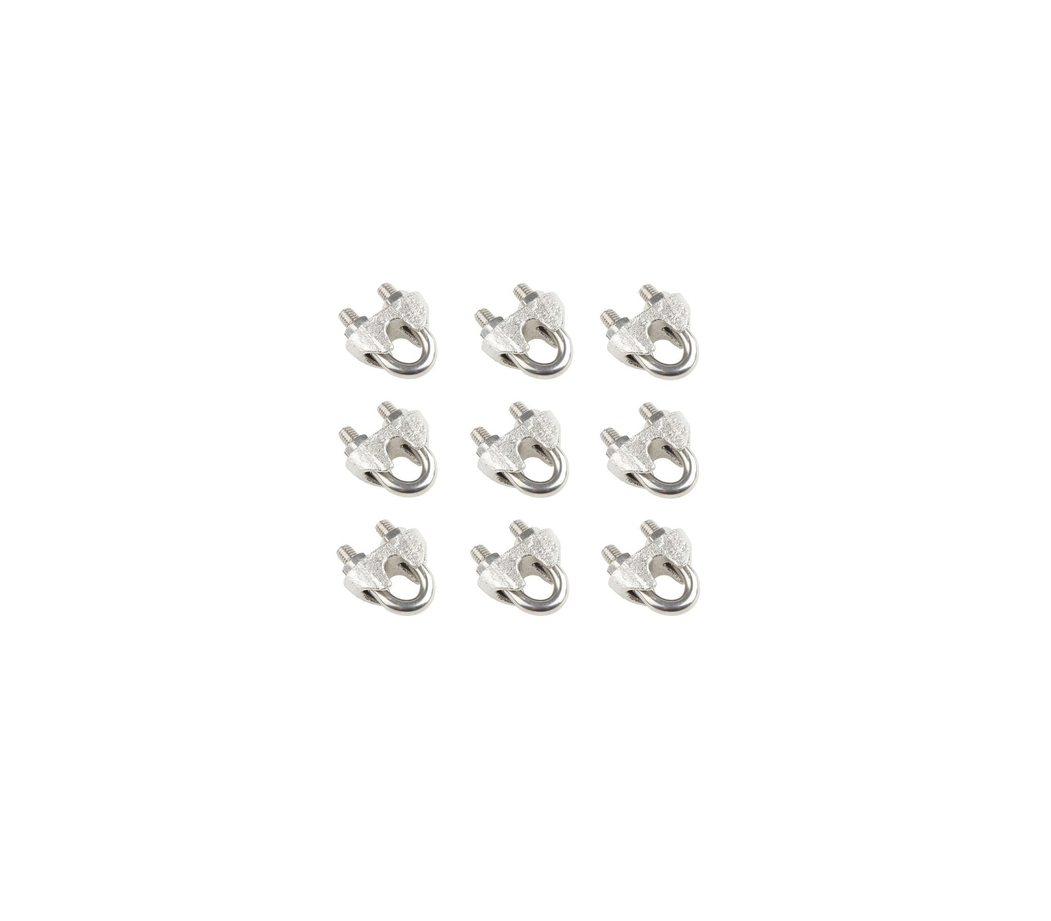 8mm Çelik Halat Klemens (10 Adet) - Cephe Platformu