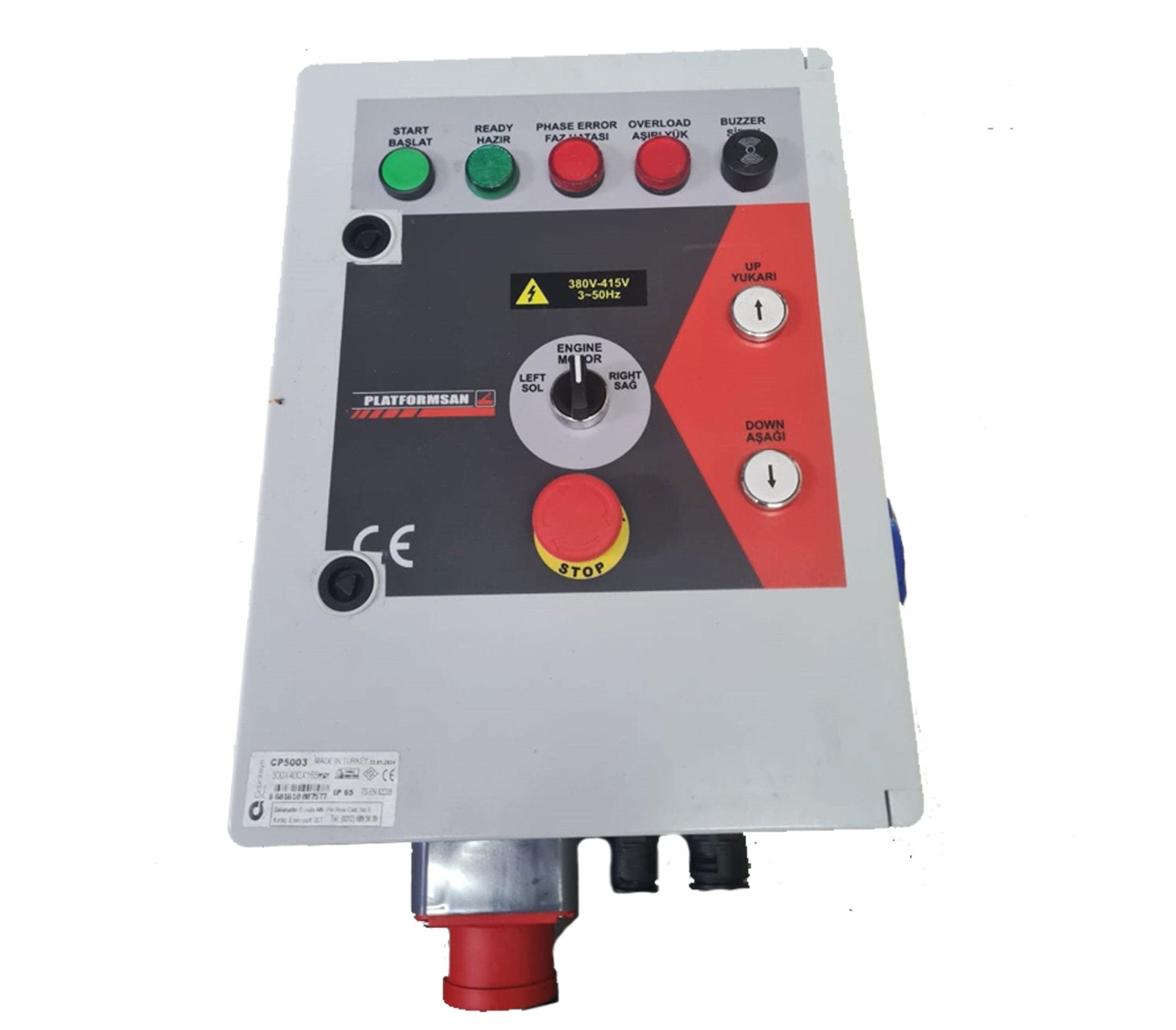 Asma İskele Kumanda Panosu 30x40 - Cephe Platformu